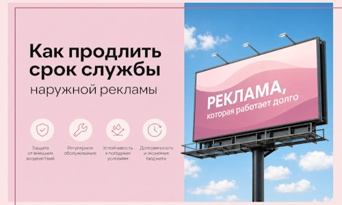 Как продлить срок службы наружной рекламы в Соли-Илецке